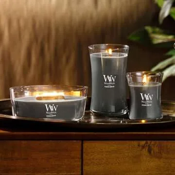 WoodWick Candle: Evening Bonfire - Premium Soy Wax