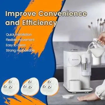 Self Adhesive Caster Wheels for Kitchen Appliances
