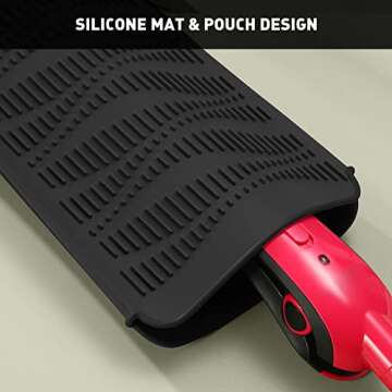 ZAXOP Silicone Heat Resistant Mat for Hot Hair Tools