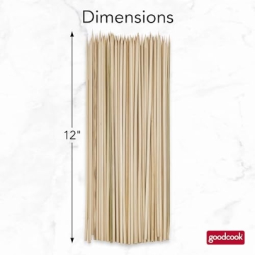 Buy Good Cook 12-inch Bamboo Skewers for Grilling