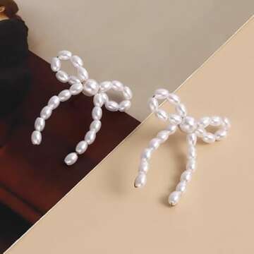 Chic Bow Earrings Set for Women - Elegant and Trendy