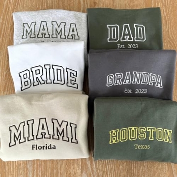 Custom Embroidered Sweatshirts and Hoodies for Everyone