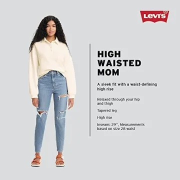 Shop Levi's High Waisted Mom Jeans for Women in Various Sizes