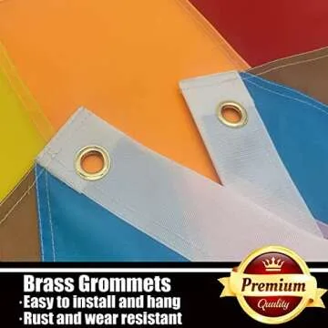 Vibrant Progress Pride Rainbow Flag 3x5 for Outdoor Use