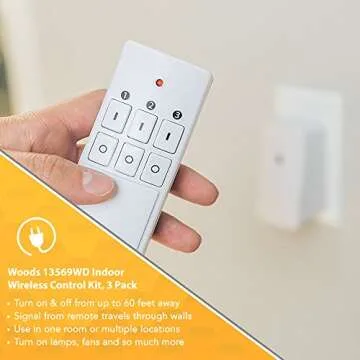 Woods 13569 Indoor Remote Controls for Ultimate Convenience