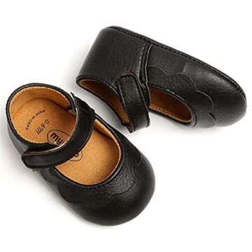 LAFEGEN Baby Girls Mary Jane Flats - First Walker Shoes
