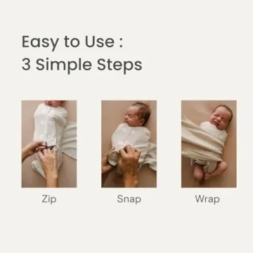 Buy embé Baby Swaddle - Zip & Velcro, Hip Healthy