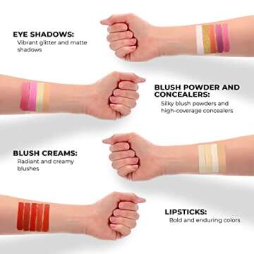 Toysical 2-Tier Makeup for Teens 10-12 - Kids Makeup Kit for Girl - Real, Washable, for Teen Girls or Women - Non Toxic Gift Set 86 Colors Full Starter Kit for Teenagers