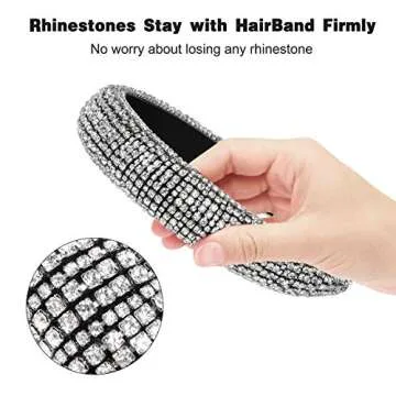 Fashion Rhinestone Headband for Women and Girls - Hestiasko