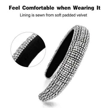 Fashion Rhinestone Headband for Women and Girls - Hestiasko