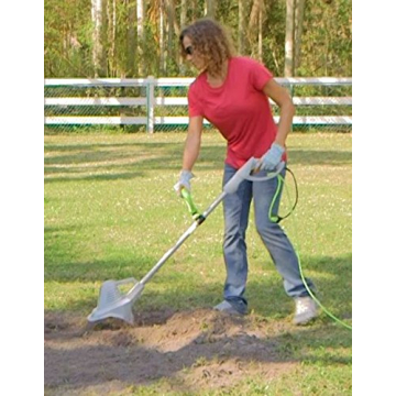 Earthwise 2.5-Amp Electric Tiller for Effortless Gardening