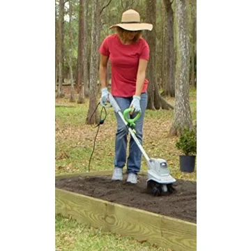 Earthwise 2.5-Amp Electric Tiller for Effortless Gardening