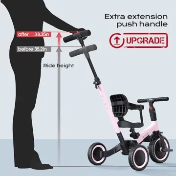 Newyoo Toddler Tricycle for 1-3 Year Olds