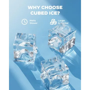 Silonn Ice Maker: 44lbs Daily, Self-Cleaning Stainless Steel