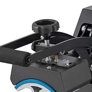 SHZOND Hat Heat Press Machine 3.15x5.5 Inch Clamshell Design Hat Press Sublimation Digital Heat Press Machine for Hats Caps (hat Press)