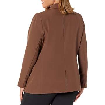 The Drop Women's Blake Long Blazer for Chic Outfits