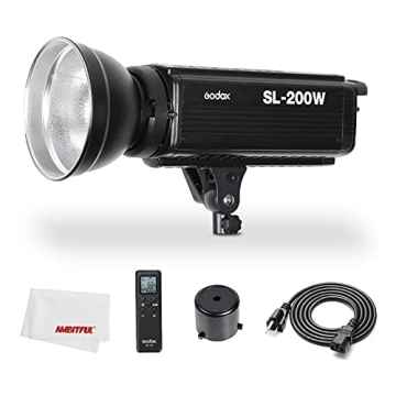 Godox SL-200W LED Light with Remote - 200W Continuous Power