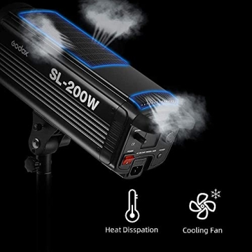 Godox SL-200W LED Light with Remote - 200W Continuous Power