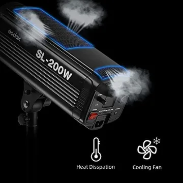 Godox SL-200W LED Light with Remote - 200W Continuous Power