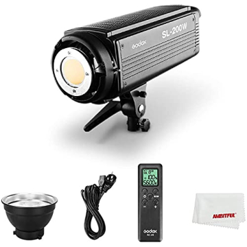 Godox SL-200W LED Light with Remote - 200W Continuous Power