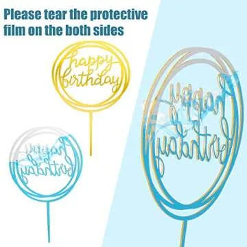 25 Pcs Mini Colorful Balls Cake Topper Round Circle Acrylic Happy Birthday Cake Picks DIY Small Foam Ball Cupcake Insert Topper Set Wedding Birthday Party Cake Decor (Pink and White, Gold)