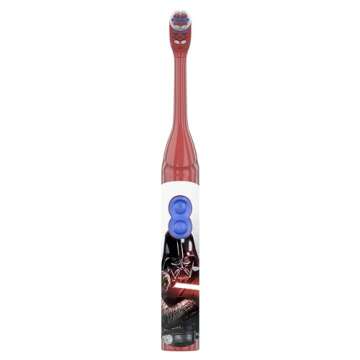Oral-B Kids Battery Power Electric Toothbrush Featuring Disney's Star Wars for Children and Toddlers age 3+, Soft (Characters May Vary), Multi