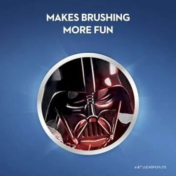 Oral-B Kids Battery Power Electric Toothbrush Featuring Disney's Star Wars for Children and Toddlers age 3+, Soft (Characters May Vary), Multi