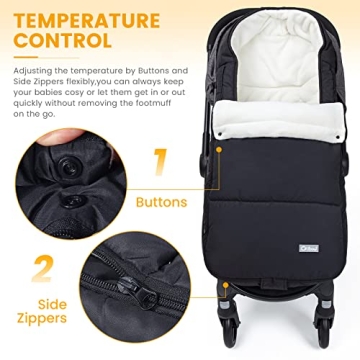 Orzbow Footmuff for Stroller - Premium Weatherproof Toddler Gift