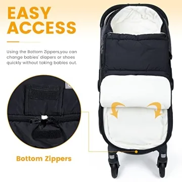 Orzbow Footmuff for Stroller - Premium Weatherproof Toddler Gift
