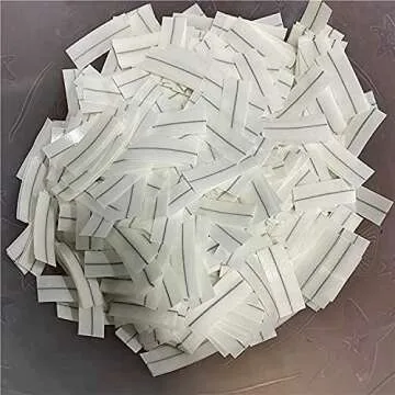 Self Adhesive Lash Strips for Fake Eyelashes, No Glue Apply False Lashes 50 Pieces (Black)