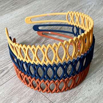 Yazon 6pcs Colorful Headbands for Women Girls - Stylish & Secure