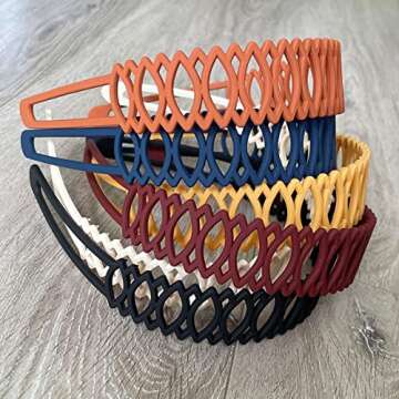 Yazon 6pcs Colorful Headbands for Women Girls - Stylish & Secure