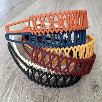 Yazon 6pcs Colorful Headbands for Women Girls - Stylish & Secure