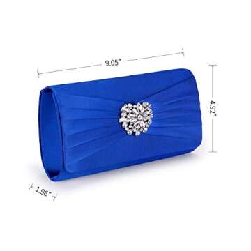 Mulian LilY M102 Evening Bag: Elegant Silk Satin Clutch for Special Occasions