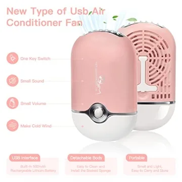 MISMXC Mini Eyelash Fan - Rechargeable & Portable Dryer