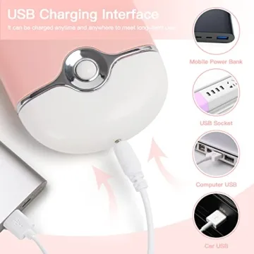 MISMXC Mini Eyelash Fan - Rechargeable & Portable Dryer