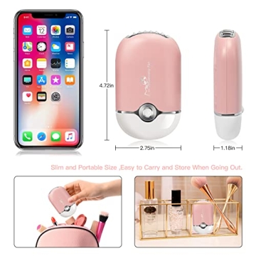 MISMXC Mini Eyelash Fan - Rechargeable & Portable Dryer