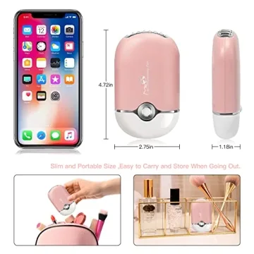 MISMXC Mini Eyelash Fan - Rechargeable & Portable Dryer