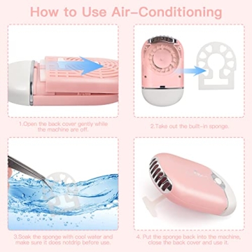 MISMXC Mini Eyelash Fan - Rechargeable & Portable Dryer