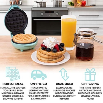 Nostalgia MyMini Electric Waffle Maker for Fun Meals
