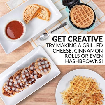 Nostalgia MyMini Electric Waffle Maker for Fun Meals