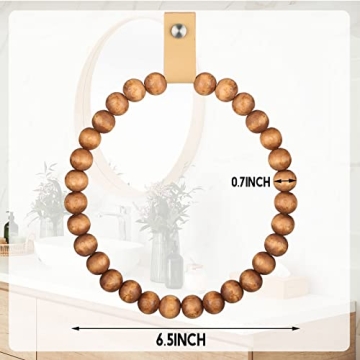 Handmade Boho Towel Rack Set for Rustic Decor