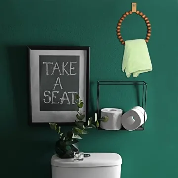 Handmade Boho Towel Rack Set for Rustic Decor