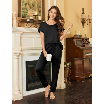 Ekouaer Women's Soft Pajama Set for Comfort and Style