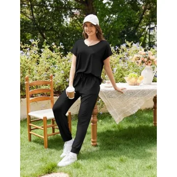 Ekouaer Women's Soft Pajama Set for Comfort and Style