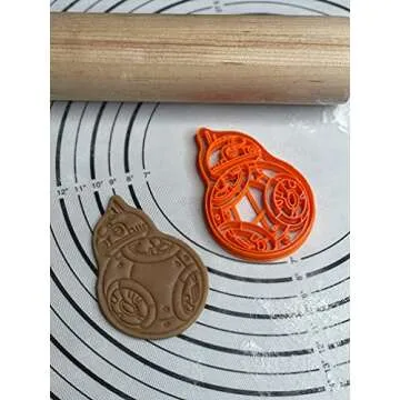BB-8 BB8 Cookie Cutter Mold 4.5-Inch-Scale Produced by 3D Kitchen Art