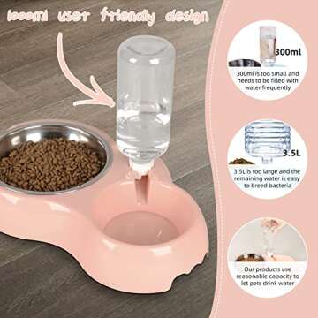 Automatic Pet Water and Food Bowls for Cats and Dogs