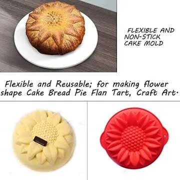 Gzingen Silicone Bundt Cake Molds - Non-Stick Baking Trays