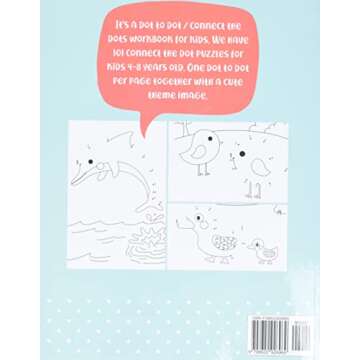 Dot To Dot Books For Kids Ages 4-8: 101 Fun Connect The Dots Books for Kids Age 3, 4, 5, 6, 7, 8 | E...