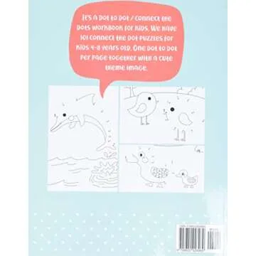 Dot To Dot Books For Kids Ages 4-8: Fun Connect The Dots Activity Book